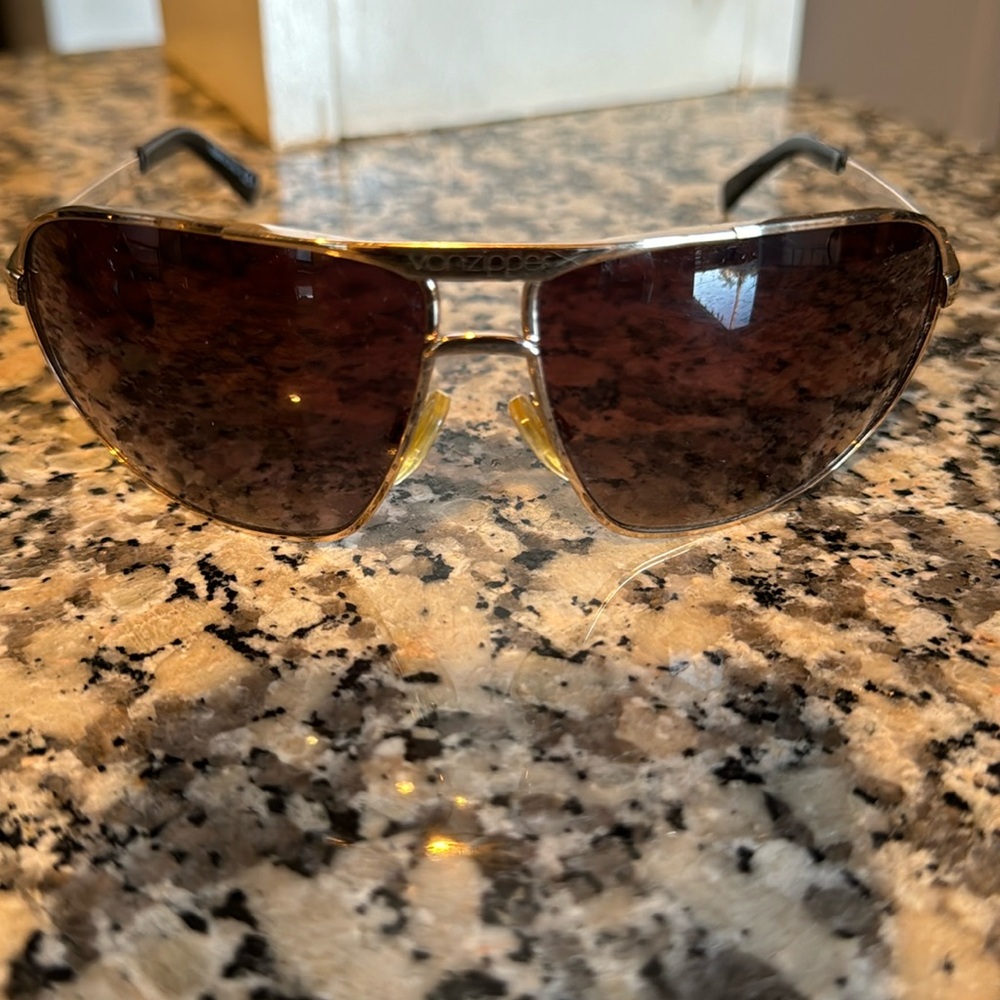 Von Zipper Brown Aviator Sunglasses